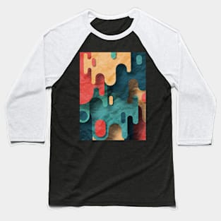 Abstract pattern Baseball T-Shirt